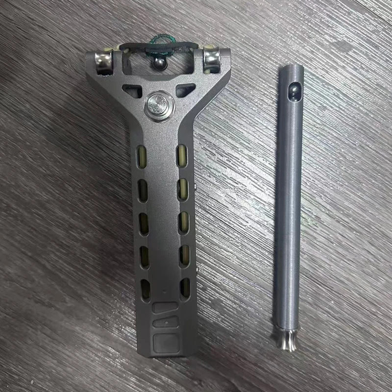 NEW Quick Automatic Loading High-precision Slingshot Metal Rapid Fire Round Rubber Band Outdoor Entertainment Hunting Tool