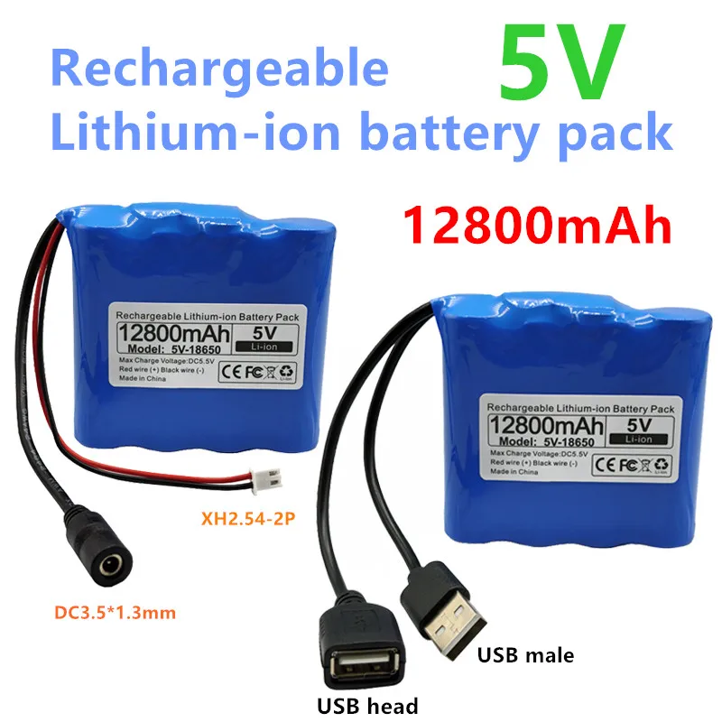 New Rechargeable Single Chip Microcomputer for 5V 6800mAh-12800mAh Lithium Battery Outdoor LED Lamp,USB Fan,Bluetooth Speaker