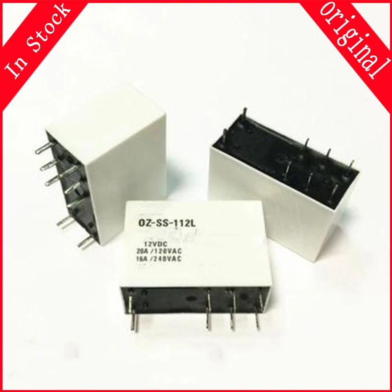 

10pcs/lot 100% original OEG relay OZ-SS-112L1 OZ SS 112L 12VDC 12V 16A 8PIN In Stock