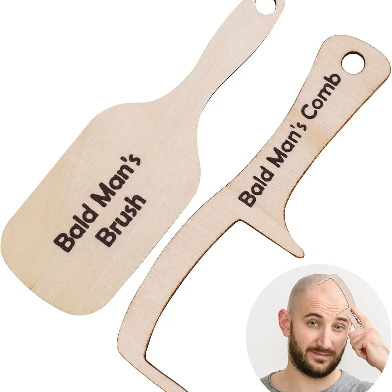 Peine de regalo Gap para hombre calvo, novedad, peine para el pelo de hombre calvo, cepillo para el pelo, cabezal amortiguador, pulido, brillo, cepillo para el pelo, peine de regalo