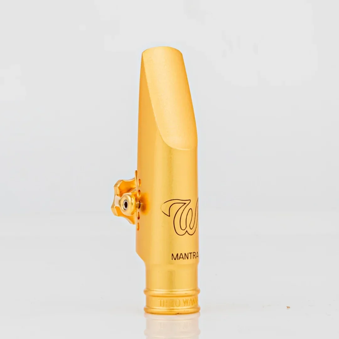 USA Professional Soprano Saxophone Mouthpiece w/Cap And Adjustable Sax Ligature Size 5.6.7.8.9 Step Baffle For Jazz Music