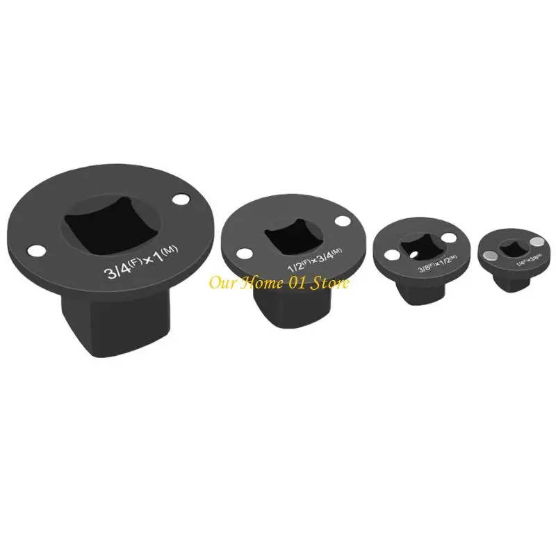 

M4YC Thin Force Drive Gear Changes 4Pcs High Carbon Iron Small Framework Power Tool Extensions