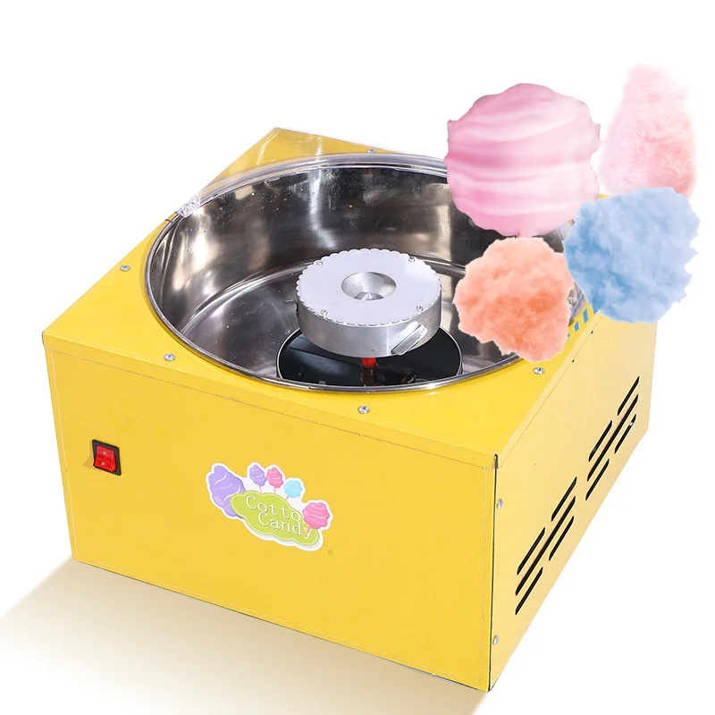 

Portable Automatic Candy Floss Machine Commercial Maker Easy Clean Stainless Steel Bowl For Home Kitchen Outdoor Carnival Event