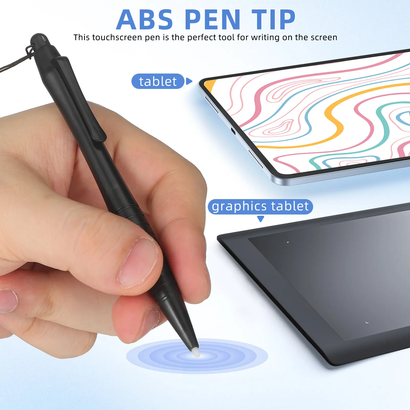3Pcs Stylus Pen Sets Resistive Screen Pen For Smooth ABS Tip Anti Scratch