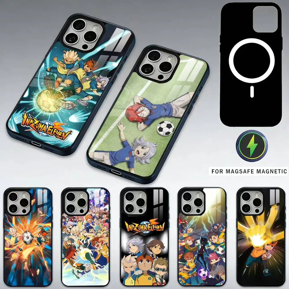 

I-Inazuma Anime Eleven Poster Phone Case For iPhone17,16,15,14,13,12,11 Plus,Pro Max Magnetic For Magsafe Wireless Charging