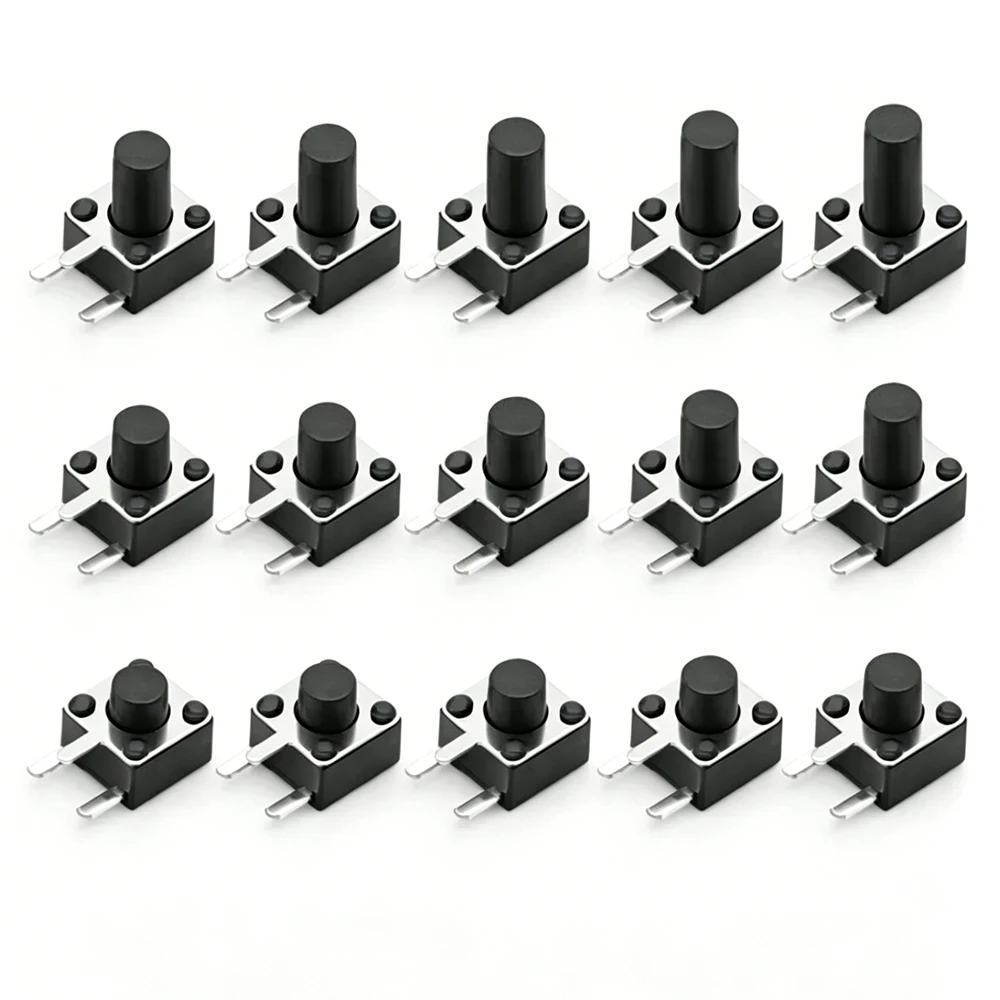 4.5x4.5mm Side 3 Pin Tactile Push Button Switch Micro Momentary Tact Switch 3.8/4.5/5/6/7mm Height TS-C017