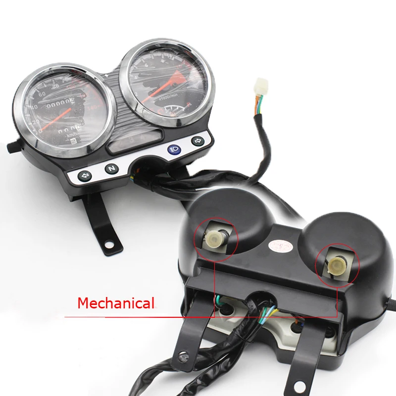 Motorcycle Electrical Mechanical Instrument For Suzuki QS125-5 5C 5B GT125 GSX125 Speedometer Assembly Meter Odometer Speedo