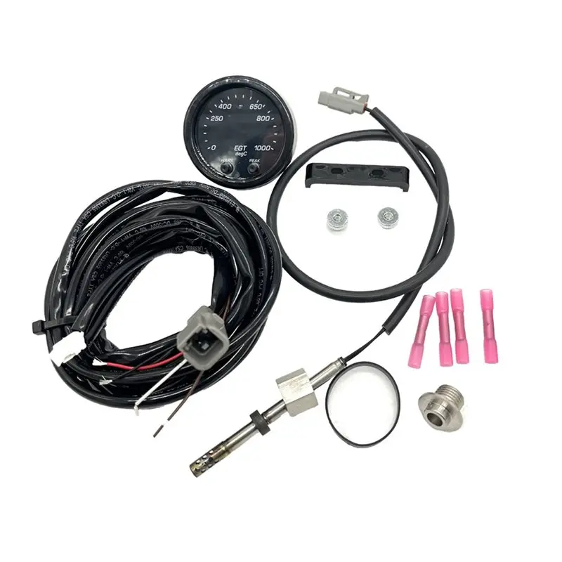 A64P-30-0305-ACC X-Series 52MM LED Digital Exhaust Gas Temperature EGT Gauge 0-1000C Car Meter With Sensor EGT Gauge Kit