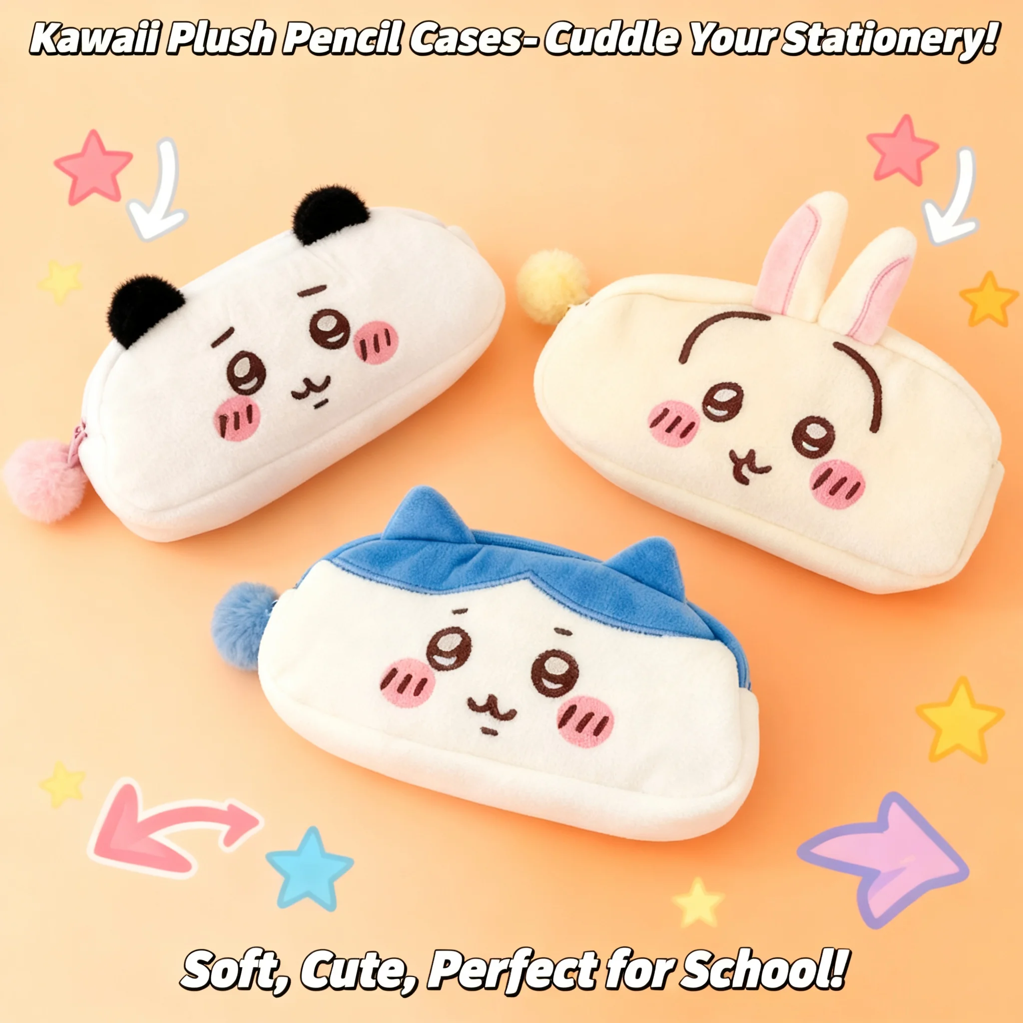 Office Supply Office Stationery Items - Милый мультяшный пенал Каваи Усаги, канцелярский