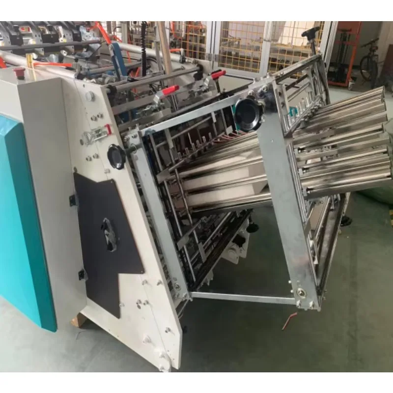 Affordable Fully Automatic Food Carton Manufacturing Machine, 200-600gsm Cardboard Lunch Box Making Machine