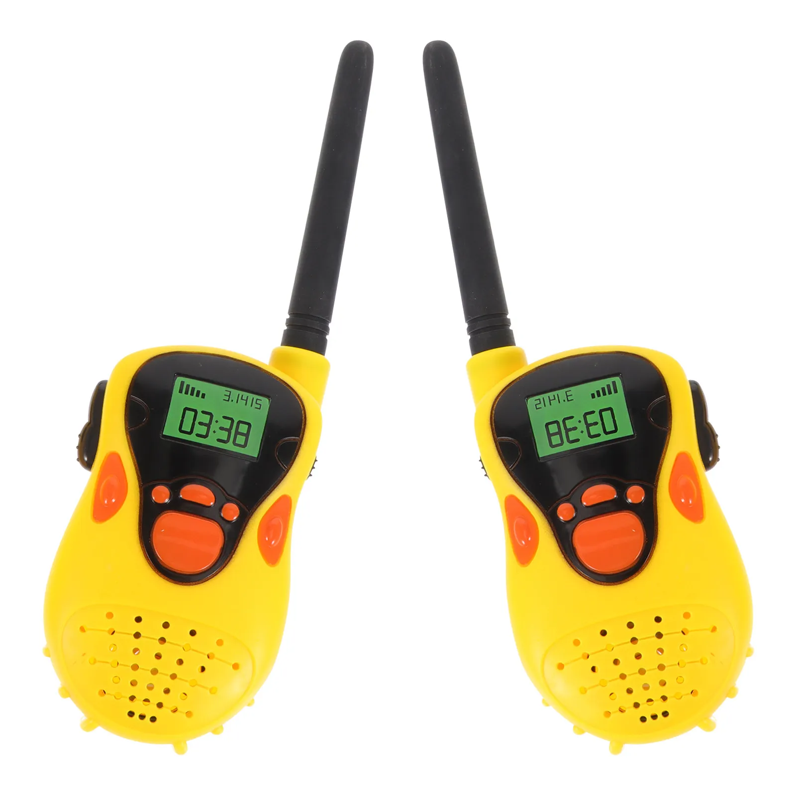 2Pcs Children Walkie Talkie Cartoon Interphone Parent Child Wireless Outdoor Communication Device Portable Plaything
