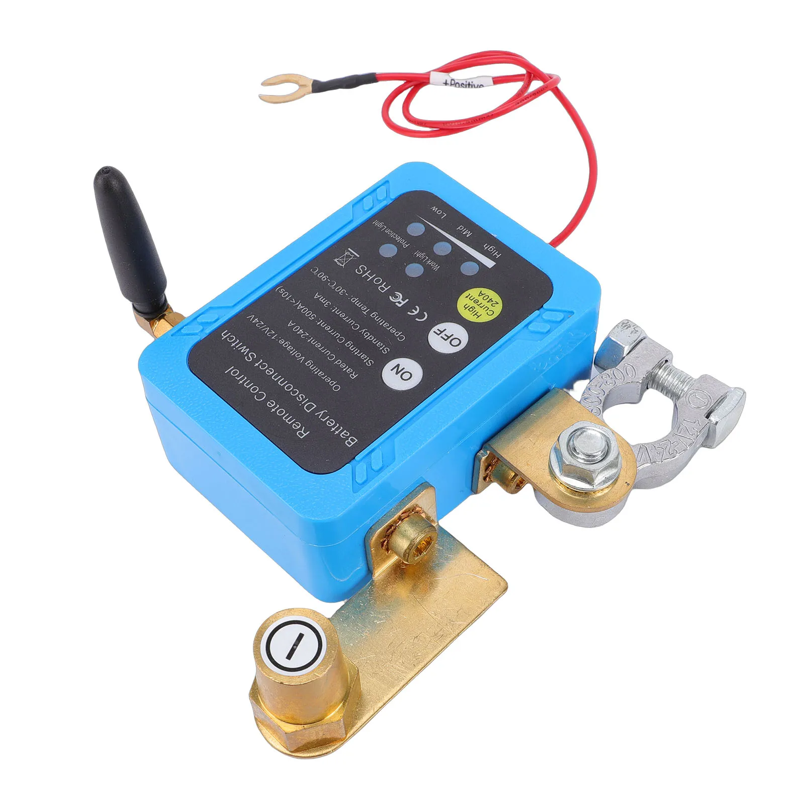 

Дистанционный выключатель аккумулятора 240А, обновление, умное напряжение, автомобильный выключатель, предотвращение кражи, слив для грузовика, автофургона