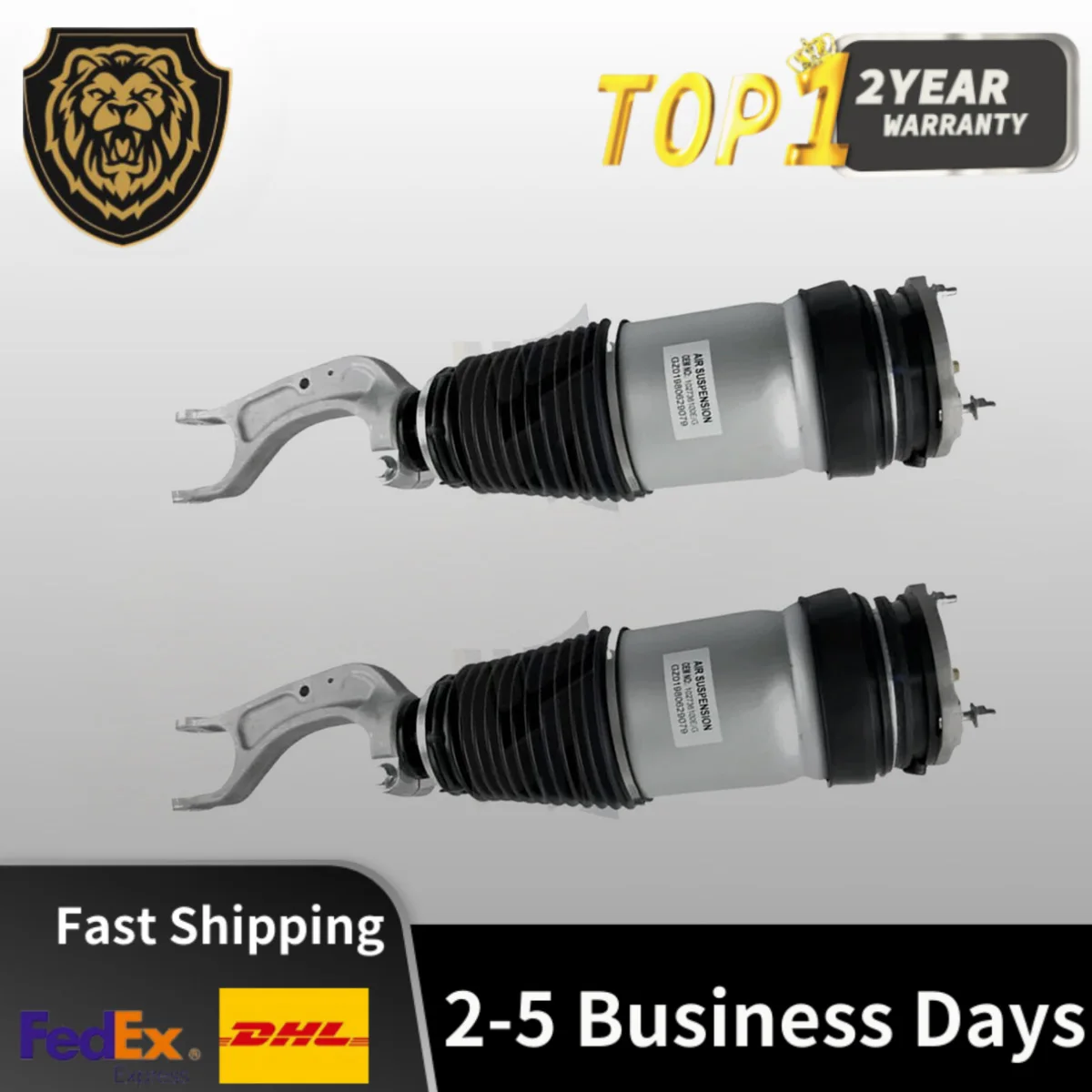 

Pair Front Air Suspension Shock Struts For Tesla Model X 75D P90D P100D 2016-2019 102736100G 1027361-00-E