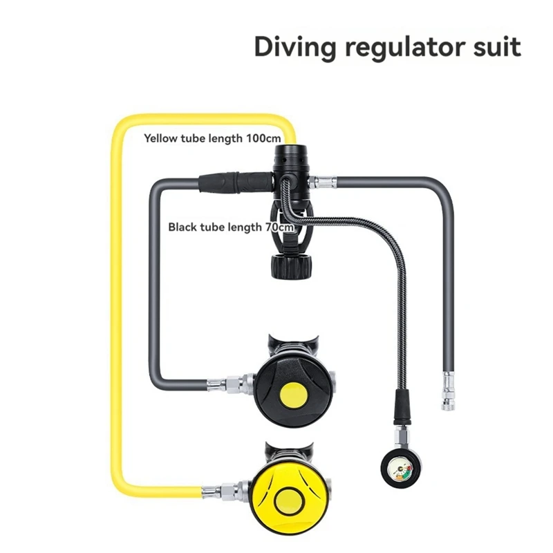 6A-Deep Diving Equipment Scuba Bottle Adapter Diving Regulator First Class Reducing Valve