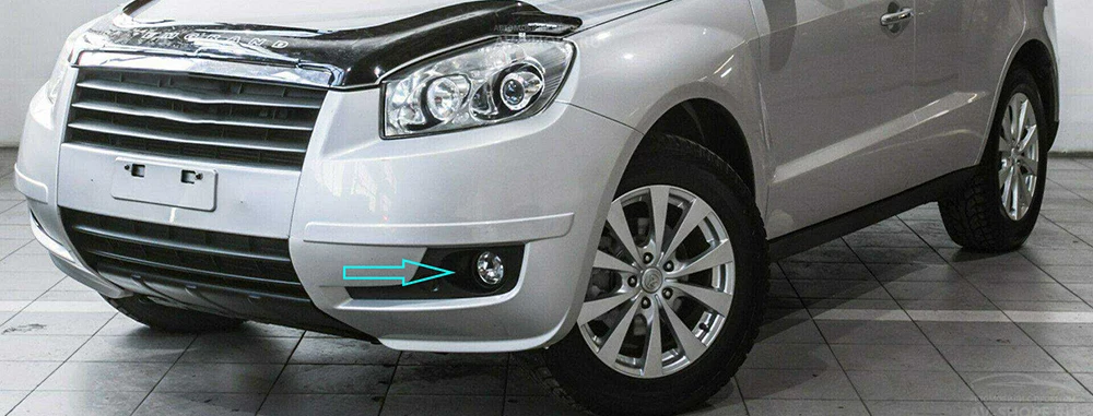 40W Led Fog Lights Angel Eyes DRL for Geely Emgrand X7 NL-1 2013 2014 1516 / Optional Replacement of Fog Lampshade Accessories detail image 2