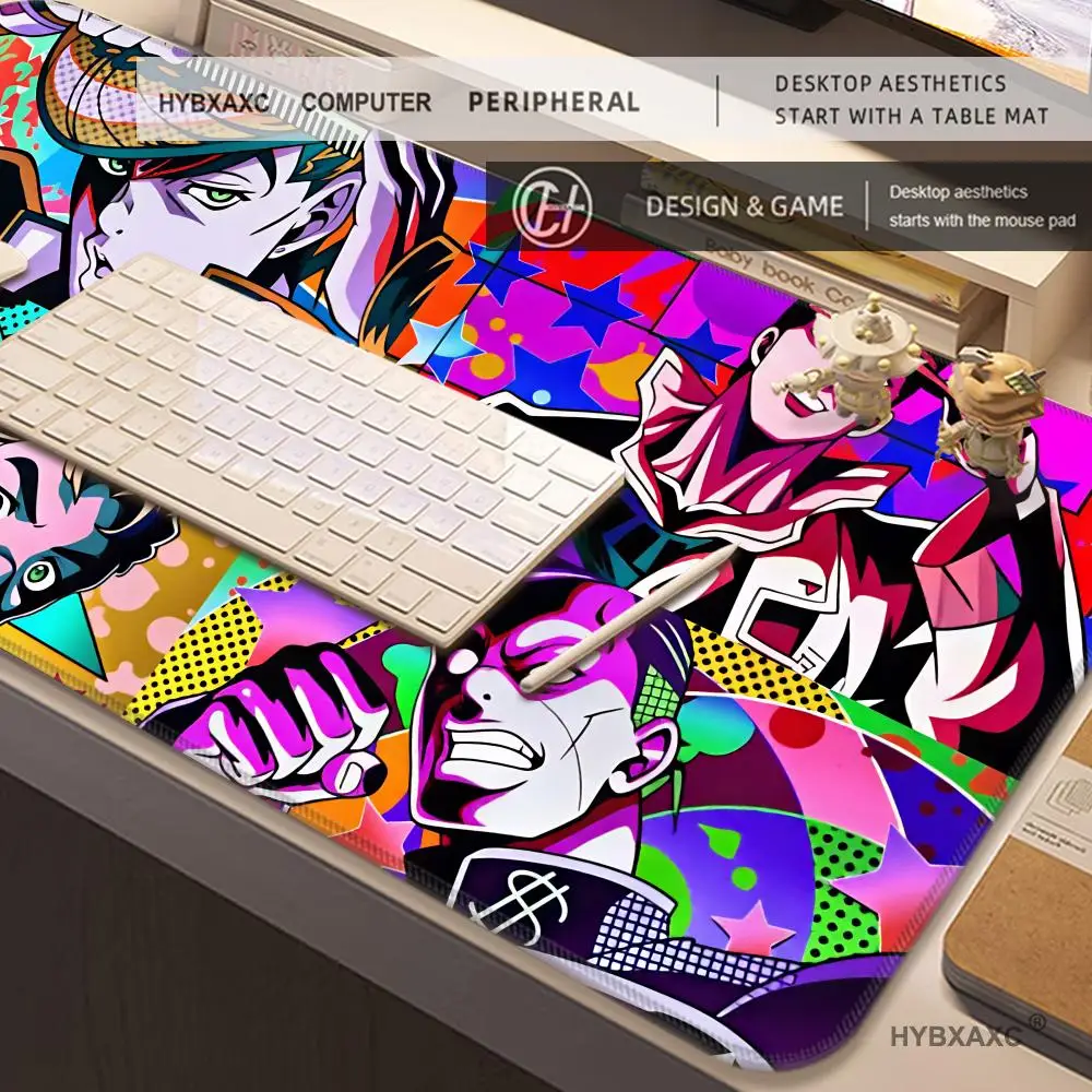 Comic J-oJo B-izarre Adventure Mouse Pad Computer Laptop Rubber Non-slip Mouse Mat Mousepad Gamers Decoracion Desk Mat