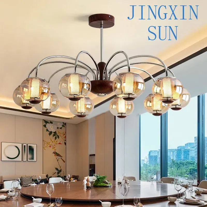Nordic Ceiling Lamps Chandelier Light Fixtures Living Room LED Decorations Lustre Restaurant Study Room Light Bedroom Pendant
