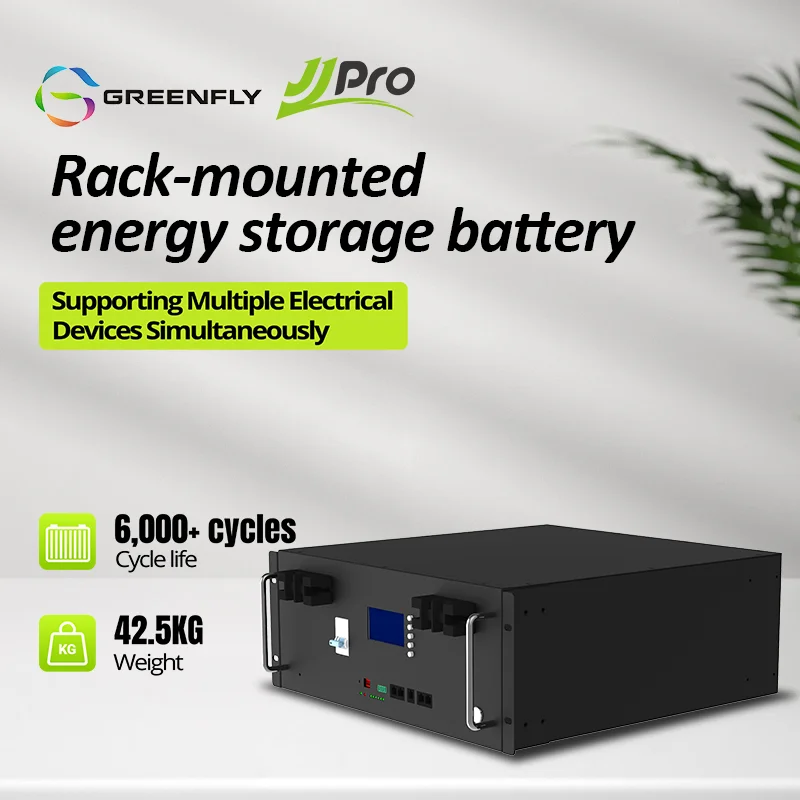 Bateria magazynująca energię Greenfly JJPRO do montażu w szafie, sprzęt domowy i zewnętrzny z kontrolerem MPPT, stacja zasilania.