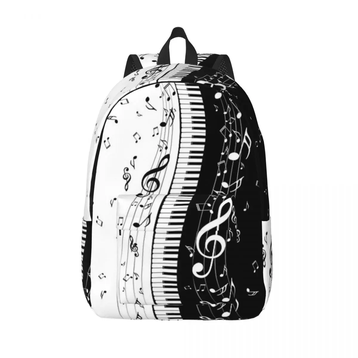 

Minimalistic Piano Keys Backpack for Men Women Fashion Student Business Daypack College Shoulder Bag