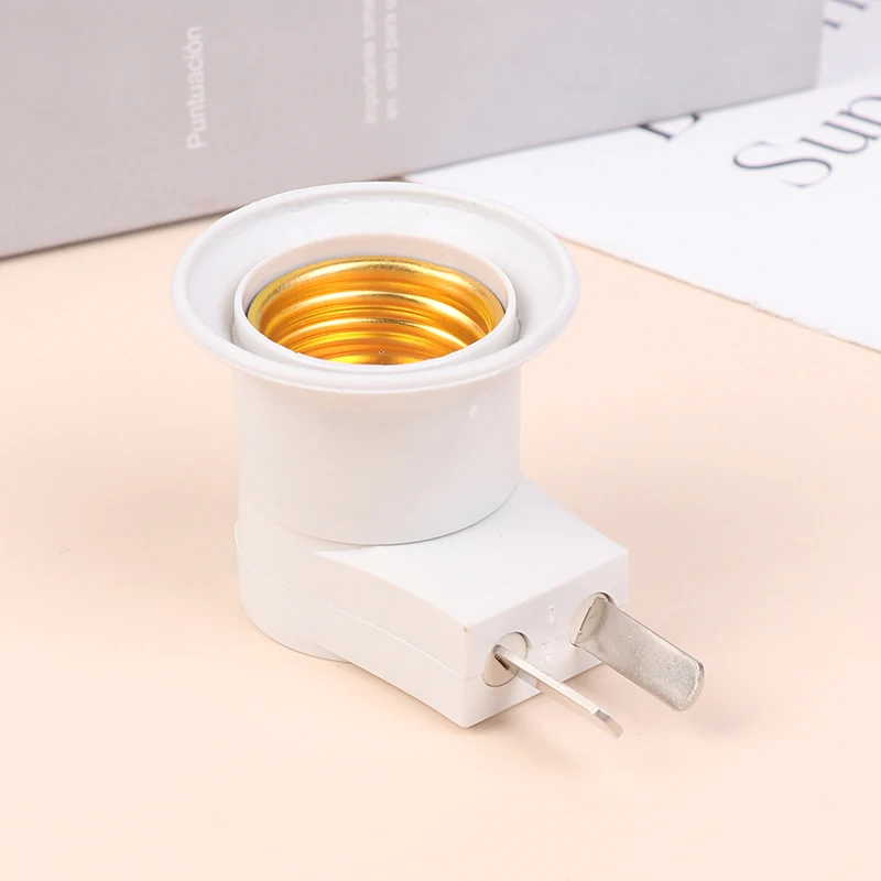 1PC EU US AU Plug E27 LED Lamp Base Power Holder Converter For Led Light Bulb Adapter Socket AC Power 110V 220V EU Plug Switch