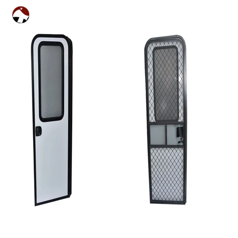 2021 مبيعات المصنع 650-1100 مللي متر سبائك الألومنيوم نقطة واحدة قفل قافلة مقطورة باب متنقل ل Rv #3