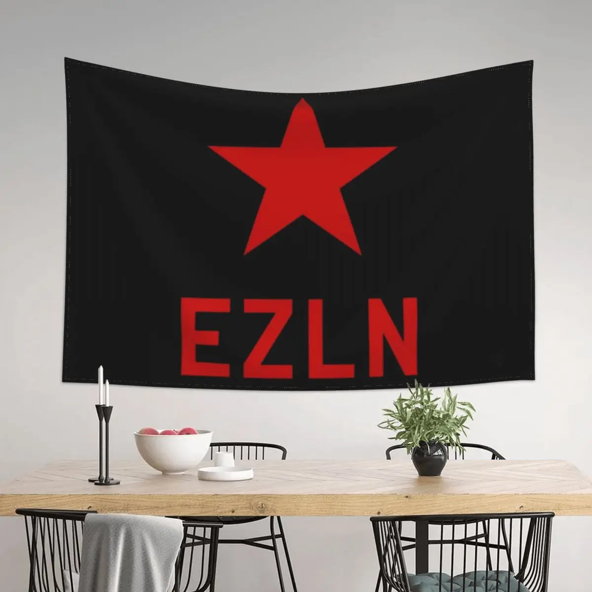 

EZLN Flag Tapestry Wall Decorations Home Decor Aesthetic Wall Decor Tapestry