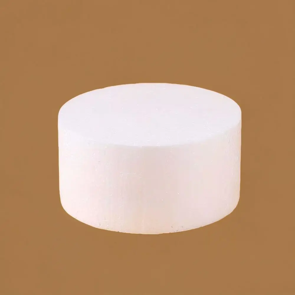 Round Cake Dummy Foam Mold For Icing Practice Display Decorating Crafting Tool Party Event Supplies Lightweight Accessory