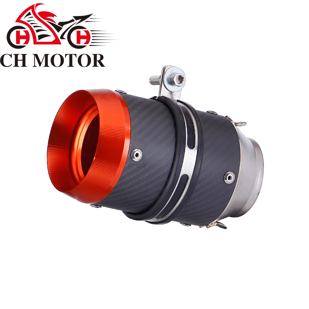

CH MOTOR универсальная выхлопная труба Escapes Para Motos, глушитель из углеродного волокна для мотоцикла Z900 Z1000 ninja400 CBR500 R6