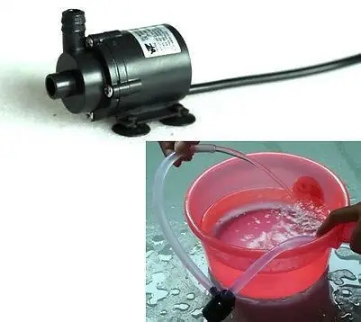 USB DC 6V-12V Mini Micro Brushless Submersible Motor Water Pump 200L/H 1.8M Suitable for Fish Tank Rockery Solar Fountain