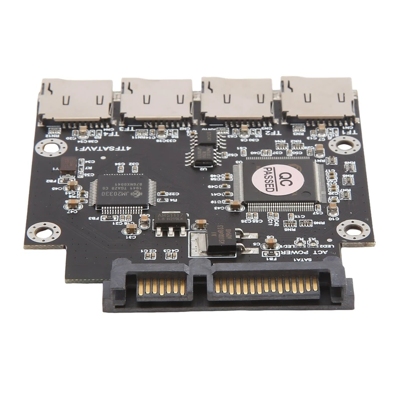 

4 Way Micro-SD TF Memory Card To SATA Serial Adapter SSD Industrial Embedded Portable Memory Module