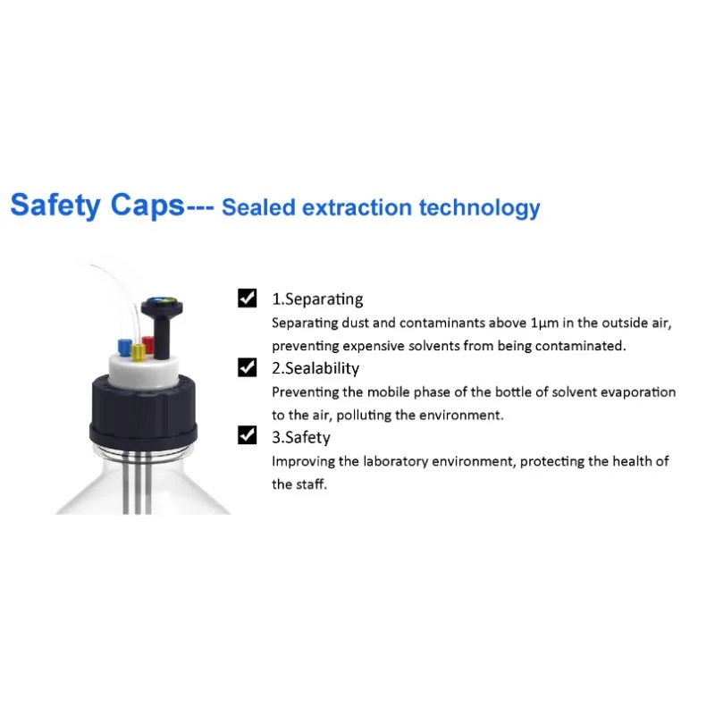 Separating Sealed Health Protection Lab Consumables Safety Lid for HPLC