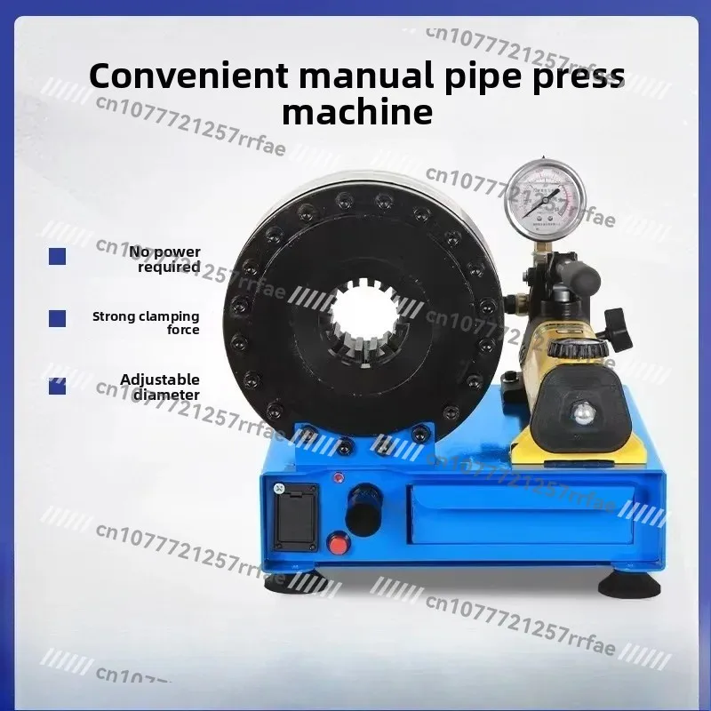 Small Manual Hydraulic Hose Crimper Tool for Car Electric High-Pressure Pipe Pressing