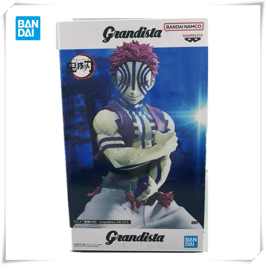 

В наличии натуральная Bandai Banpresto Demon Slayer Grandista Akaza 22 см ПВХ стоячая фигурка модель выбранные игрушки подарки