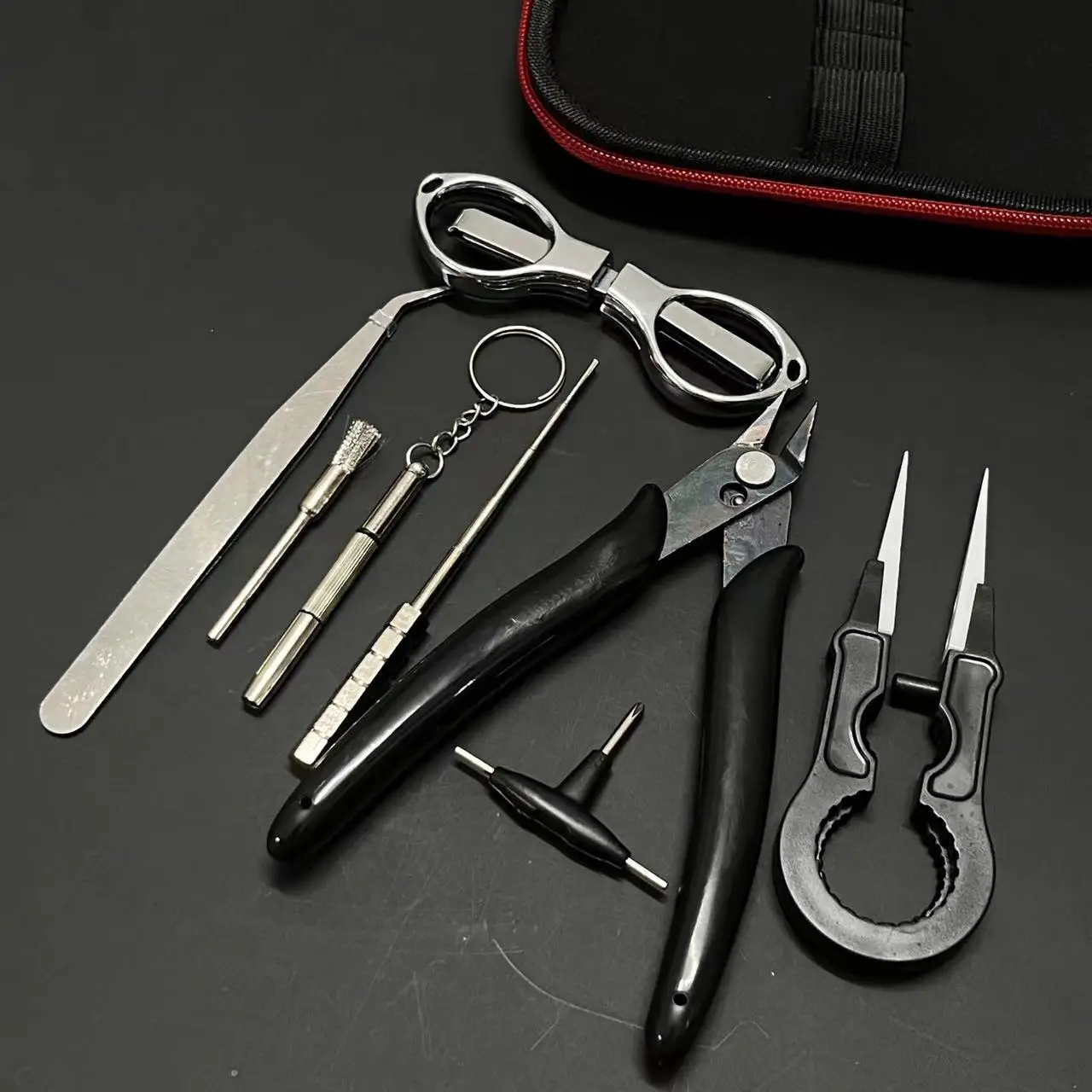 Imagem -03 - Diy Ceramic Tweezers Kit Alicates Wire Band Bobina de Aquecimento Jig Brush Screw Drive Tool Acessórios