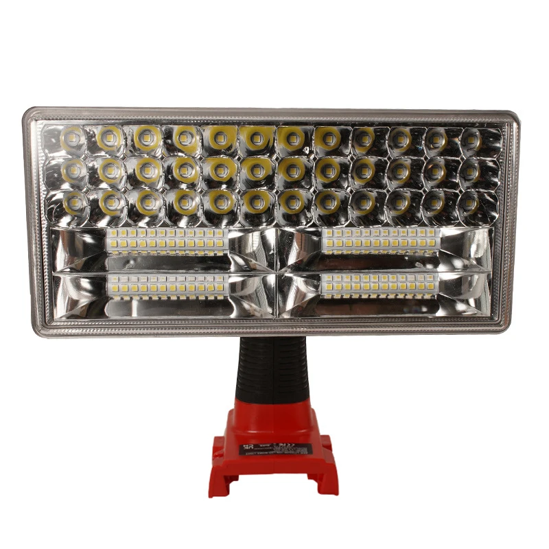 

For Milwaukee 18V Li-Ion Battery Portable LED Lamp Flashlight Outdoor Work Light with high quality 9inch 40w led light