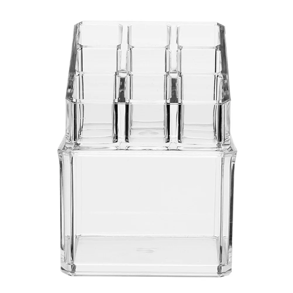 

1Pcs Clear Acrylic Lipstick Storage Box Organizer Desktop Storage Case Jewelry Holder Acrylic Lipstick Holder