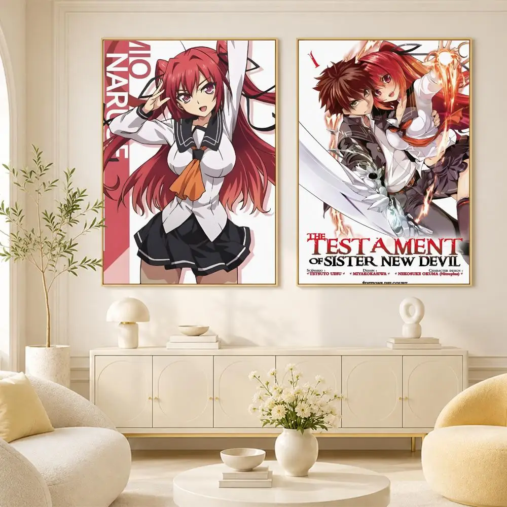 T-The T-TestamentS of Sister New Devil Poster Room Home Decoration Interior Wall Art Printing Garage Posters Gift
