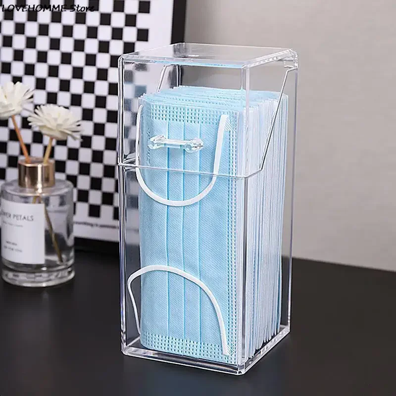 Mask Storage Box Wet Tissue Box Baby Wipes Dispenser Holder Household Dust-proof Tissue Box With Lid Kitchen Seal Design