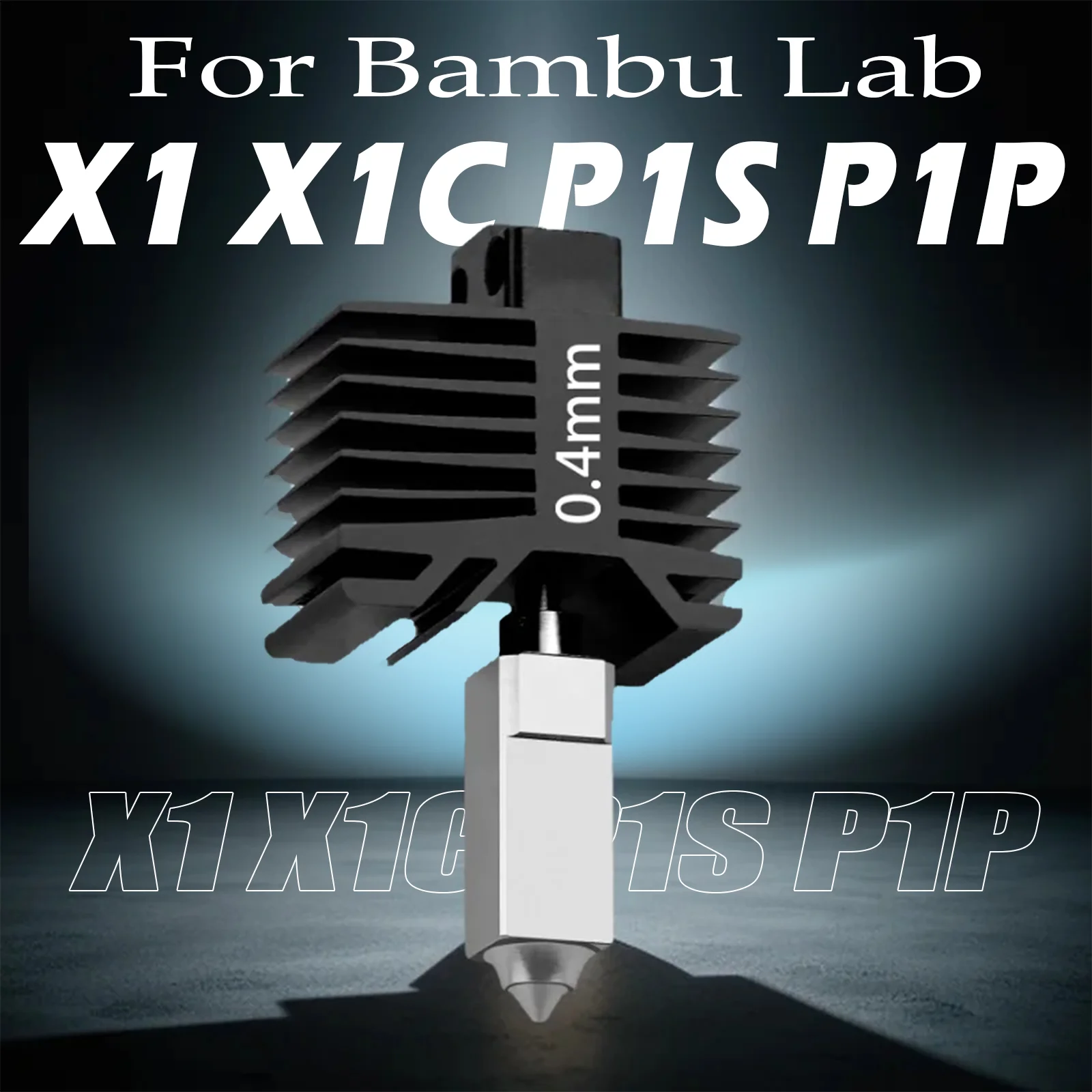 

Hotend For Bambu Lab p1p X1C P1S X1 P1P Upgrade Hot end Print Head 3D printing parts For bambulab X1 P1 Hardened steel Nozzle