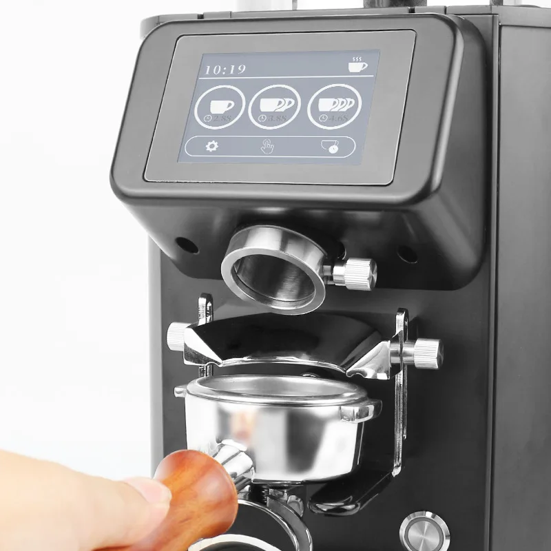 Professional Electric Quantitative Italian Grinder 90mm Titanium Alloy Flat Knife Grinder.