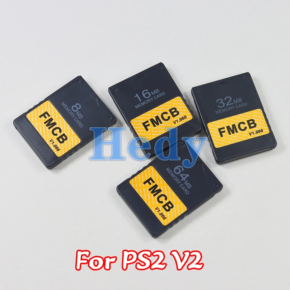 

10PCS V1.953 V1 Bitfunx FMCB Program Card Memory Card 8MB/16MB/32MB/64MB For Playstation2 PS2 Console V2 MCboot V1.966