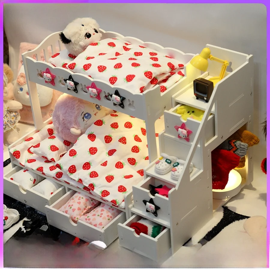 

20cm Cotton Doll Mattr Suitable for Loubabu Bedding BJD Quilt And Pillow Closet Furniture for Dolls Collectible Toys