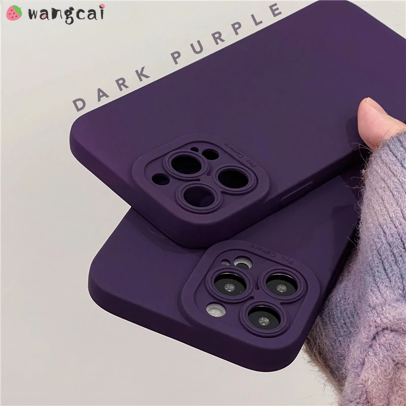For Honor X9C Smart X9A X9B X9 X8A X8B X8 X7B X7 X6A X6B X6 X6S X5 20 10 10X Lite 8A Phone Case Solid Purple Soft TPU Back Cover