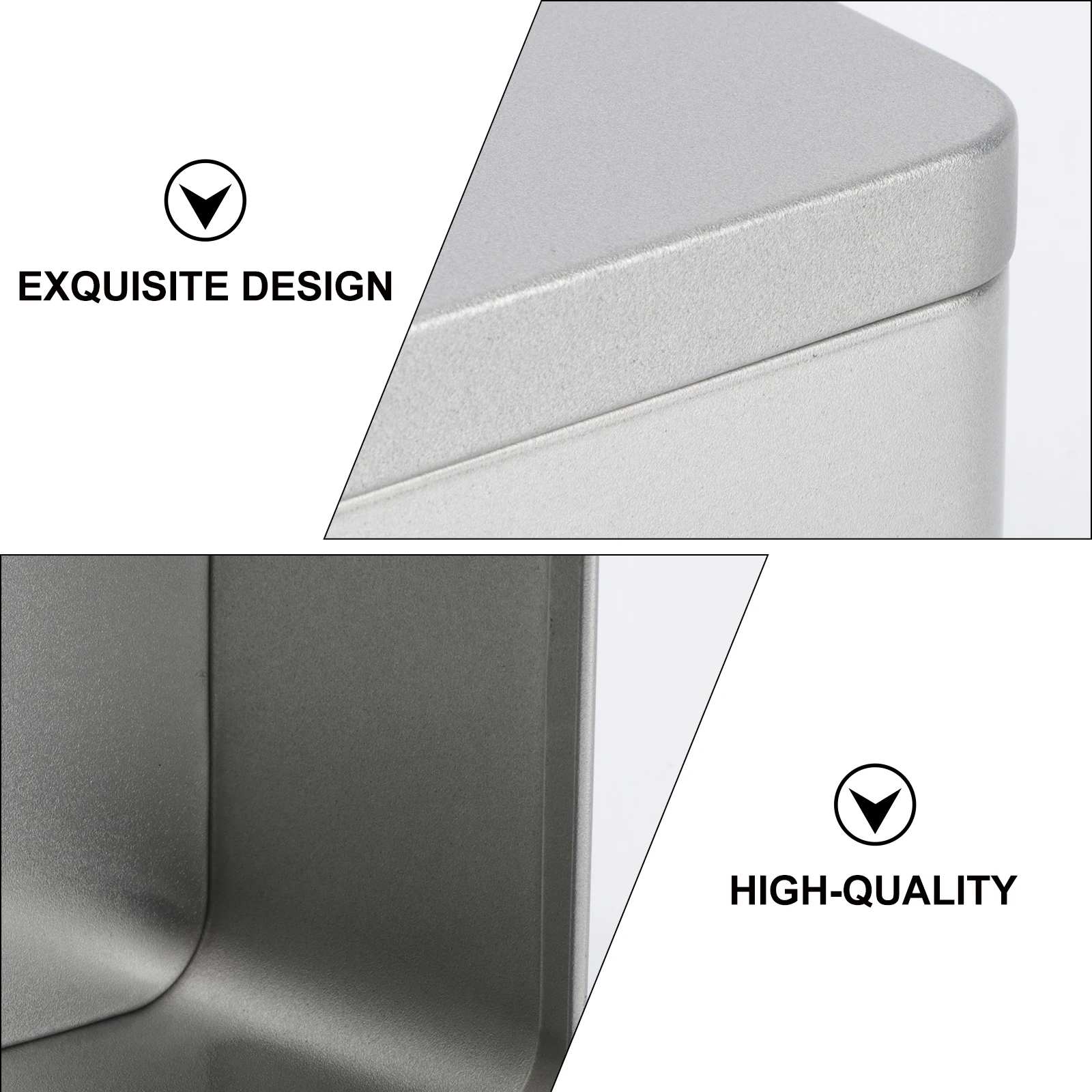 

Tea Leaf Storage Container Tinplate Box Smooth Edges Leak Proof Home ganizer Candy Snack Bulk Sweets Portable Storage Solution