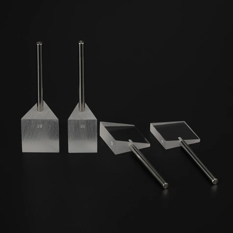 HLS22 Ophthalmic Optical Optometry Glass K9 Loose Prism Bars Stainless Steel Handle Kit Set Aluminum Case Packed