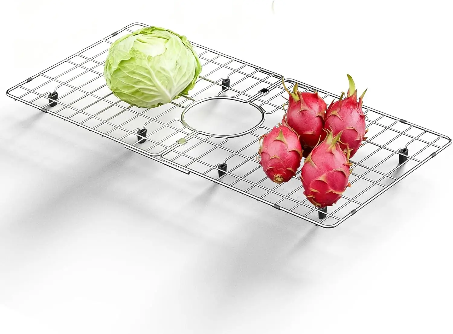 

Protectors for Kitchen 30" x 16" – Rectangular Extra Large Grid for Kitchen Bottom, Rust-Resistant Drainage