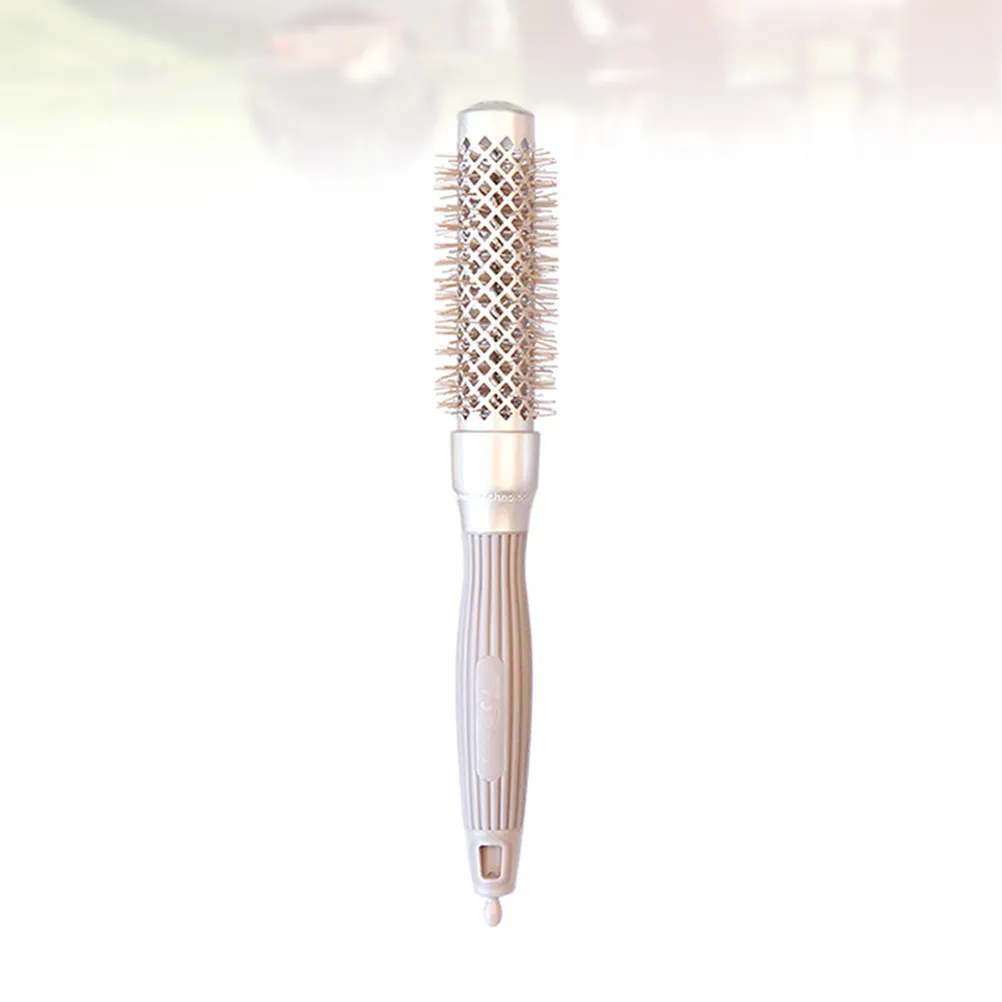 

1pc Curling 26X4.5Cm Premium Aluminum Hair Comb Smooth Detangling Ergonomic Handle For Home Salon Use Women Curling Comb