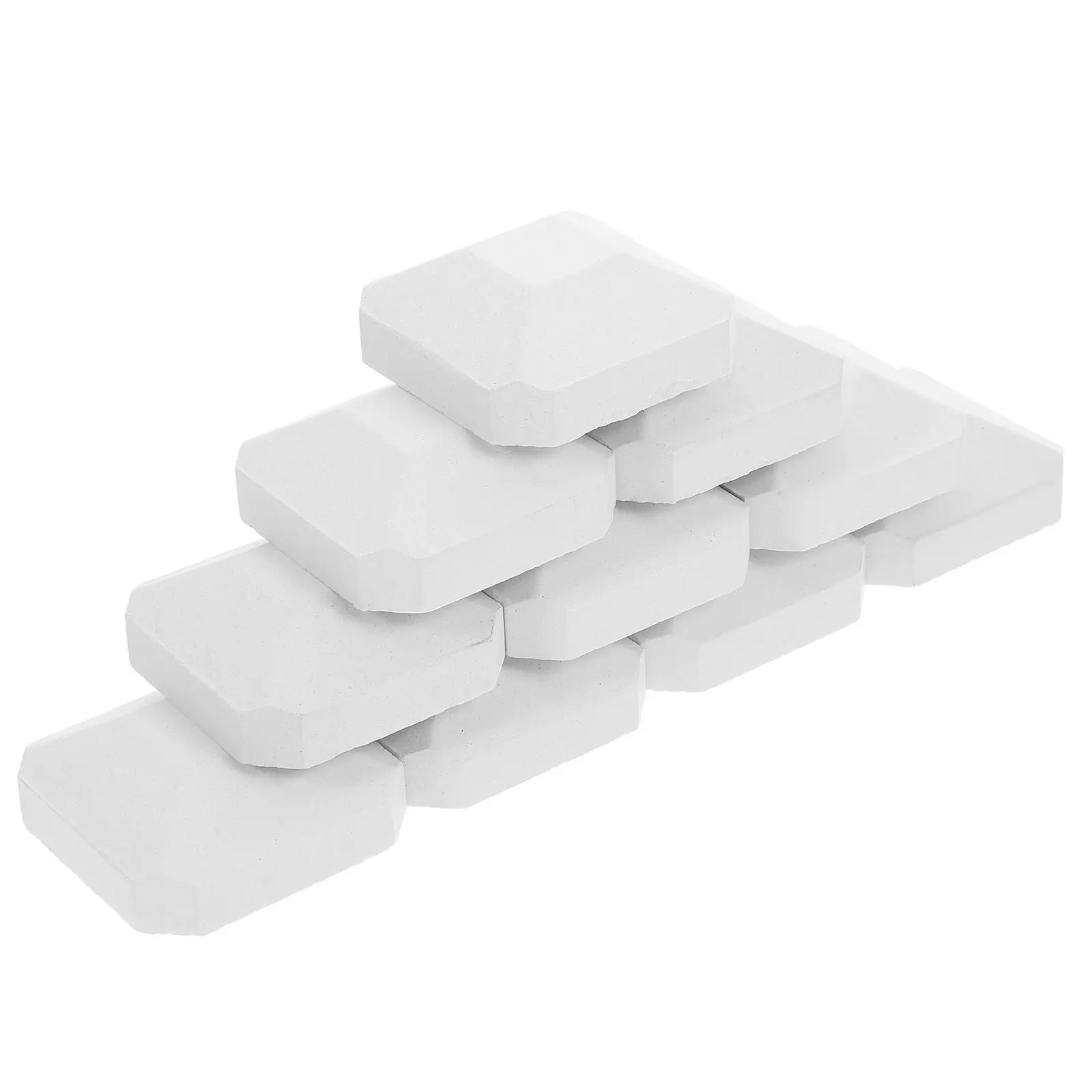 Cordierite Grill Briquettes 10 Pack Gas Grill Replacement Heat Distributors for Even Cooking Reduced Flare Ups