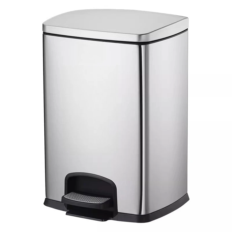 

Large Tea Room School Square Stainless Steel Filter Bucket with Lid Wastewater Bucket