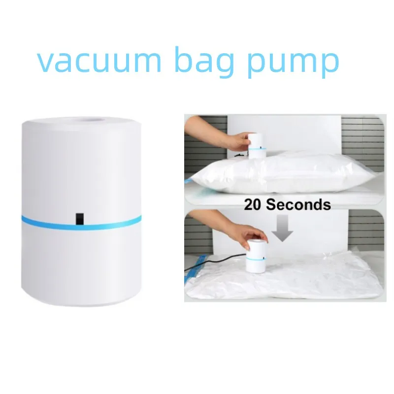 Powerful Vacuum Pump Electric Air Pump Vacuum Sealed Compression Bag for Clothes Storage Bags Electric Sealer Machine